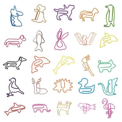 China Different custom made paper clip shapes office/school/home/gift paperclip the animal paperclip of different sizes for sale