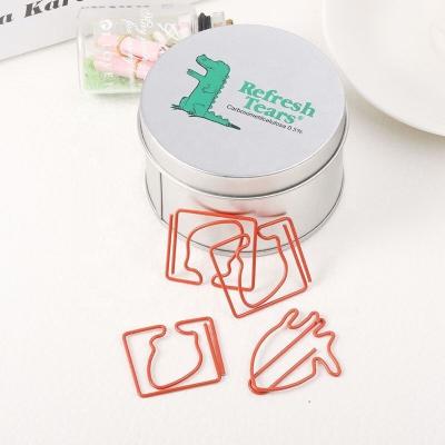 China Stargood Products Promotional Wholesale Metal Page Marker Paper Clip Kidney Shaped Box Package for sale