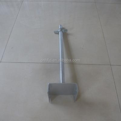 China Used for shoring prop or jack base good selling scaffolding base Jacks/U telescopic Head Jack for sale