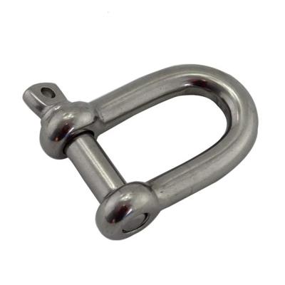 China Super Strong Heavy Duty Type D Wire Rope Chain Marine Grade 316 Stainless Steel Shackle for sale