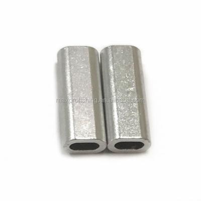 China Durable O TYPE Aplet Commercial Fishing Plain Aluminum Crimp Sleeves for sale