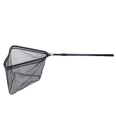 China Wholesale Aluminum Alloy Super Strong Custom Telescopic Triangle Folding Landing Net for sale