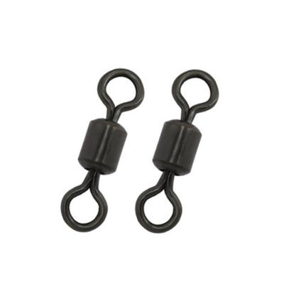 China Wholesale Super Strong Matt Black Carp Fishing Rolling Tackle Connector Swivel for sale