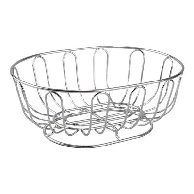 China Lanejoy Sustainable Fruit Bowl Basket 4 Shape Available Metal Wire Frame Design With Modern Decorative Countertop Centerpiece for sale