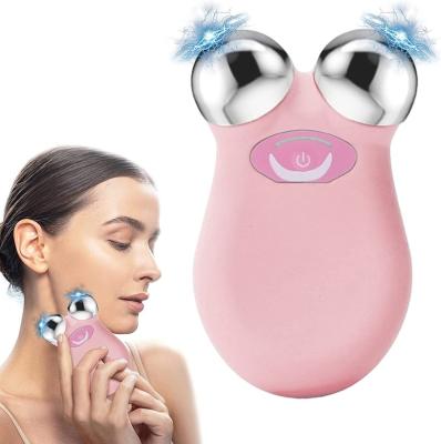 China Facial Roller Face Lift Equipment Beauty Face Use Tool Skin Care Microcurrent Microcurrent Facial Tone Device Anti Aging Home Massager Superior Healthy Wrinkle for sale