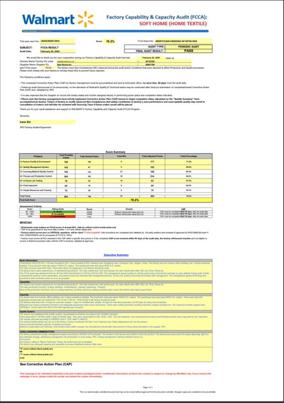 FCCA - Changshu Besten International Trading Co., Ltd.