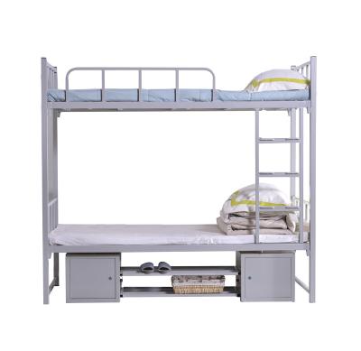 China Storage Metal Frame Bunk Bed With Storage Space for sale