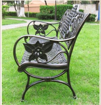 China Patio Bench White Economical Outdoor Wrought Iron Cast Iron Garden Cheap Antique Bench for sale