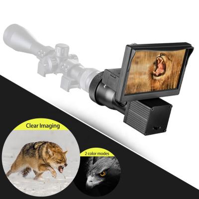 China 150m Infrared Riflescope Hunting Optical System 5.0 Inch Display Night Vision HD 1080P Siamese Scope Video Cameras for sale