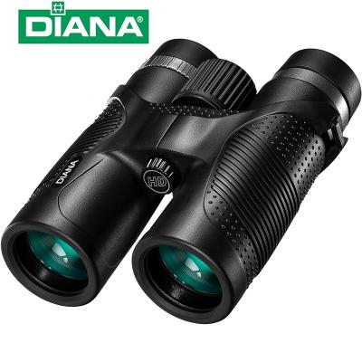 China Powerful DIANA HD 10x42 Binoculars Waterproof Professional Binocular Telescope for Adults Outdoor Hunting Bird Watching FW59-WYJ105 for sale