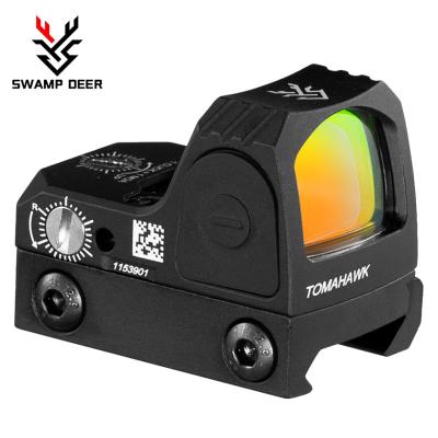 China Red Herten Dot Sight Collimator Swamp Base Pistool Reflex Sight Scope Fit 20Mm Weaver Rail Voor Airsoft Hunting Rifle FW58-SWAMP2102 for sale