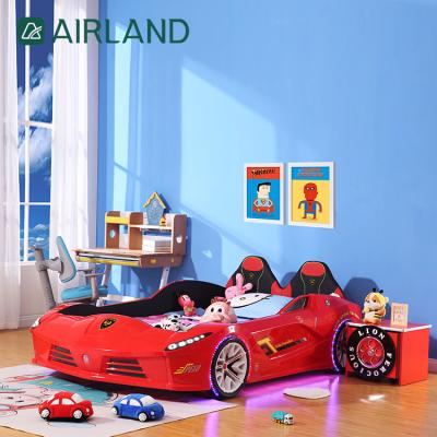 China Modern Solid Wood Air-Land Environmental Material Kid Carriage Queen Carriage Frame Guard Multifunction Kid Race Car Bed Bed for sale