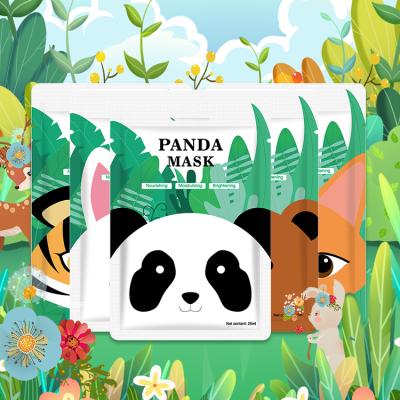 China Custom Animal Face Mask Wholesale Funny Moisturizer Face Mask Oil Control Brighten Moisturize Deep Skin Sheet Korean Face Mask for sale