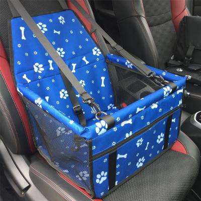 China Breathable High Quality Collapsible Dog Booster Car Seat Travel Carrier Bag Safety Dog Car Bed with Seat Belt for sale