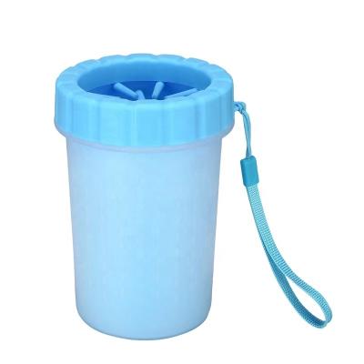 China Sustainable Dog Foot Wash Device Foot Wash Cup Silicone Safe Feeds Pet Care Products. for sale