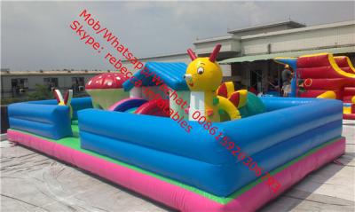 China retardant advertisements Childrens Commercial Bouncy Castles inflatable playground for sale