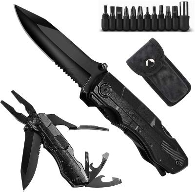 China Unrated Knife Multitool Tactical Knife with Blade Saw, Pliers, Screwdriver, Bottle Opener Folding Knife Built with Full Stainless for sale