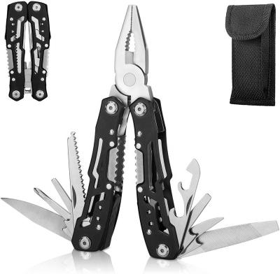 China 14-In-1 Unrated Multitool with Safety Lock, Professional Multitool Stainless Steel Pliers Pocket Knife, Camping, Hunting and Hiking for sale