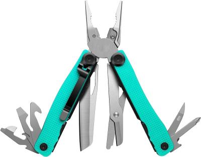 China Unrated Multitool Pocket Knife with Staple Multi Tool with Tactical Pliers and Utility Scissors, Universal Survival Gear for Camping for sale