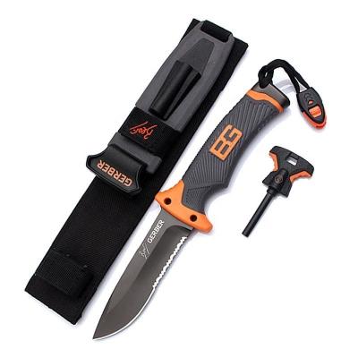 China Free Samples Non-variable Fast Survival Expedition Knife Fixed Stainless Steel Blade Hunting Knife Knives For Outdoor Camping for sale