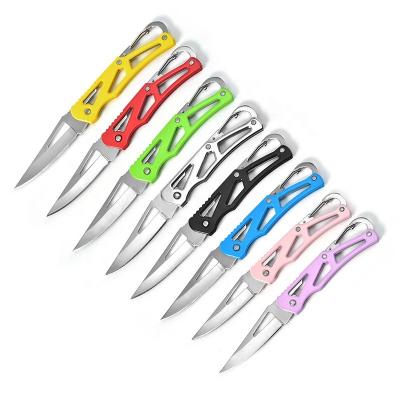 China Non-variable free sample custom folding knives Europe and America stainless steel pocket knife hot selling outdoor camping fruit knife for sale