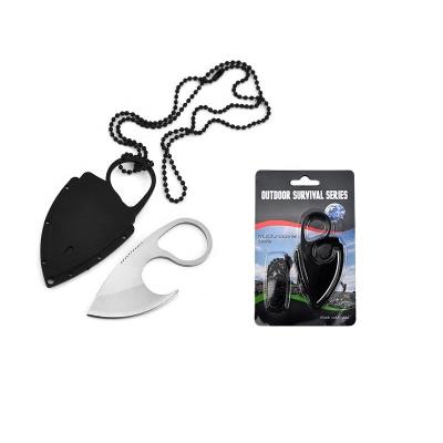 China Factory direct non-variable hot outdoor self-defense outdoor self-defense key chain knife sale Amazon key free sample chain knife for sale