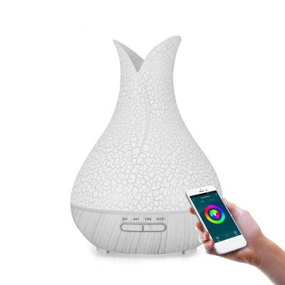 China Hot Sale Smart Wifi Humidifier Remote Control Ultrasonic Essential Oil Diffuser Humidifier Scented Led Light for sale