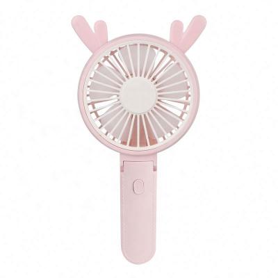 China 2021 Multi-speed Charging And Folding Mini Portable Pocket Fan Usb Minifan Cartoon For Kids Adult for sale