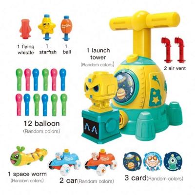 China ROD Balloon Pump Cars Racer Kit Hot Selling Air Powered Inflatable Balloon Car Set For Kids for sale