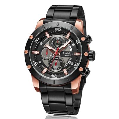 China Original Automatic Wholesale High End Unique Custom International Brands Black Date Quartz Wrist Watch For Men for sale