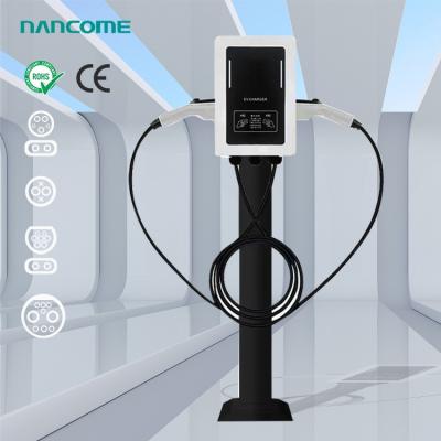 China Price 7KW 11KW 22KW Wall Box AC App Control Evse Electric Car Charger Floor-mounted Charging Station EV Charger Of New Energy NCAB352202-001 for sale