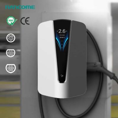 China AC Home  EV Charging 7KW 32A Intelligent  AC Charger Wallbox Type1 16A j1772 EVSE 11kw For Home Use for sale