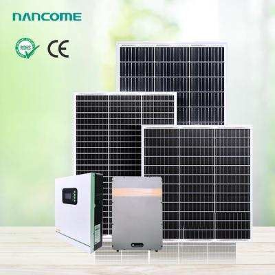 China Home All in One Inverter and Battery Solar Energy System for Solar Panel  100ah 5kwh Stackable Lifepo4 IP65 for sale