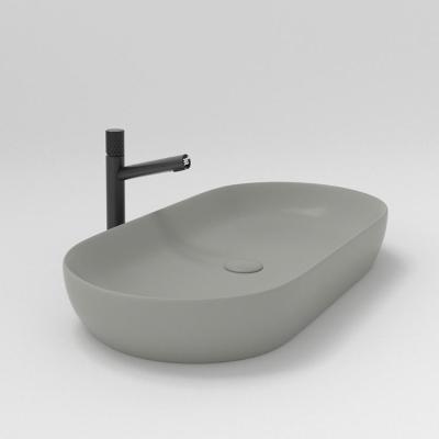 China easy clean & soft & Gold Sleek Ceramic Countertops Bathroom Sinks Custom Or Sole Supplier Standard for sale