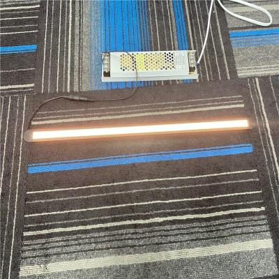 China Luminance uniformity gnsource profile 12 DC 24V LED aluminum rigid strip SMD2835 with cover for shelf display in supermarket cabinet for sale