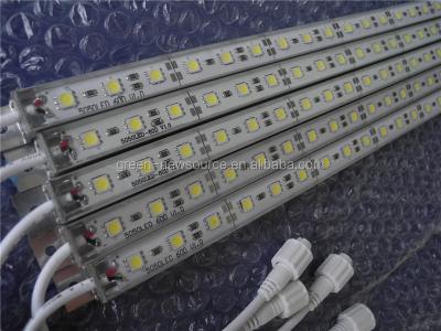 China Aluminum cabinet led lighting silicone coated led strip smd 5050 rigid led strip ip68 color for sale