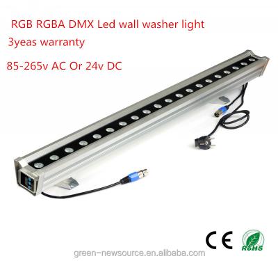 China Aluminum Alloy SAA&ETL Approved 100W Outdoor Color Changing Led Wall Washer Light For Facade Lighting for sale