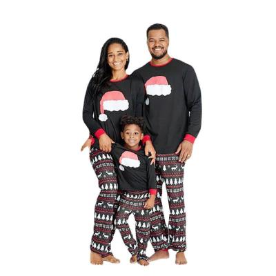 China Christmas Gifts 2021 Couple Christmas Sleep Wear Kids Christmas Pajamas Breathable Family Set for sale