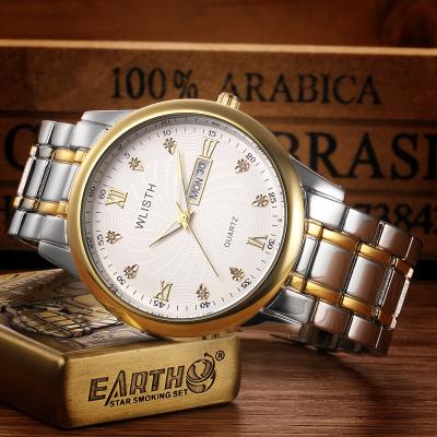 China Low Price OEM Day/Date Mens Quartz Watch Fashion Lady Wristwatch for sale