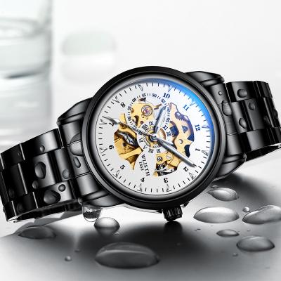 China Water Resistant Stainless Steel Business Fashion Retro Men's OEM Mechanical Automatic Watch for sale