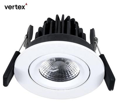 China Tilt Downlight hot sale downlight ip44 spot led dimmable round recessed light LED spotlight 8W for sale