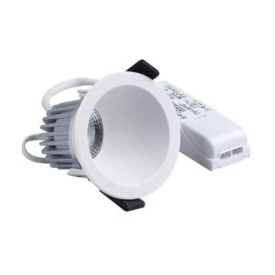 China 25 Degree CCT LED Products Round Anti Glare Smart COB Downlight Smart Ceiling Light Soft Wall Seal for sale