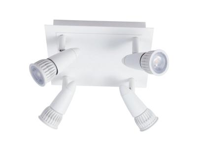 China New Residential Square Bathroom Indoor Housing Outdoor Mounted White European Ceiling Gu10 Spot Light for sale