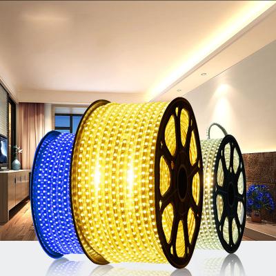 China Round Shape 8W SMD Led Strip Light Line Rope Lamp IP44 Waterproof 180leds/m 220V for sale