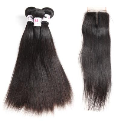 China Silky Straight Wave Raw Virgin Vietnam Hair Extension Bone Straight Hair Bundles With Closure for sale