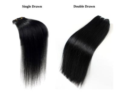 China Unprocessed Superb Cuticle Aligned Virgin Hair Double Drawn Straight Human Hair Brazilian Remy Hair Vendor Human Hair Wholesale Silky Straight Wave Bundles for sale