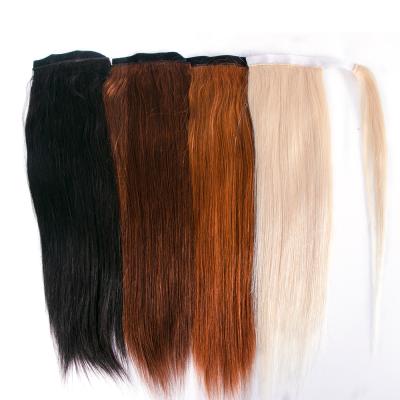 China Long High Wave 360 ​​Lace Front Human Hair Wig Silky Straight Brazilian Human Hair Straight Ponytail Wig With Bangs for sale