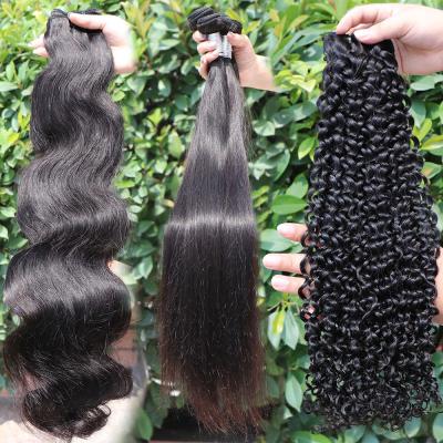 China Silky Straight Wave 12A Grade High Quality Double Drawn Raw Virgin Cuticle Aligned Bundles, Extension Sellers for sale