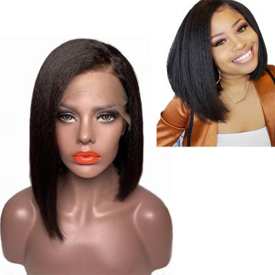 China Top Selling Inch Bob Wig, Lace Front Bob Wigs Human Hair Wigs, Bob Wigs For Black Women Short Brazilian 8-18 Virgin Silky Straight Wave for sale