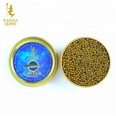 China Wholesale Good Quality Fresh Egg Caviar All-Handmade Process 16 Vanish Yellow Russian Salmon Caviar for sale